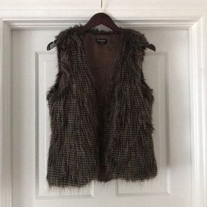 Bebe Faux Fur Vest